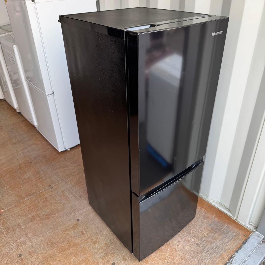 C7612★2021年製★ハイセンス　冷蔵庫　ブラック黒　一人暮らし　自動霜取り