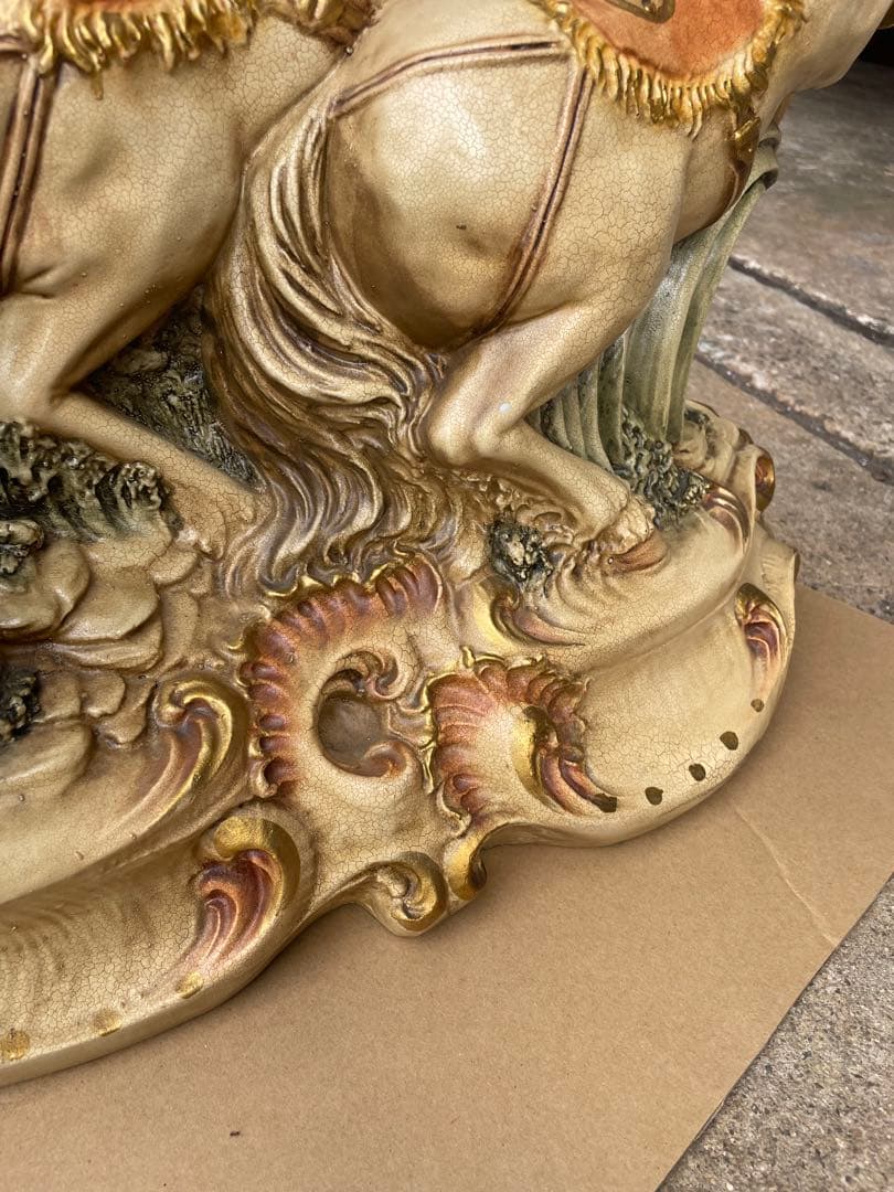 BEBE【ITALY】馬車ベンハー　ロココ調　西洋美術品　置物　オブジェ