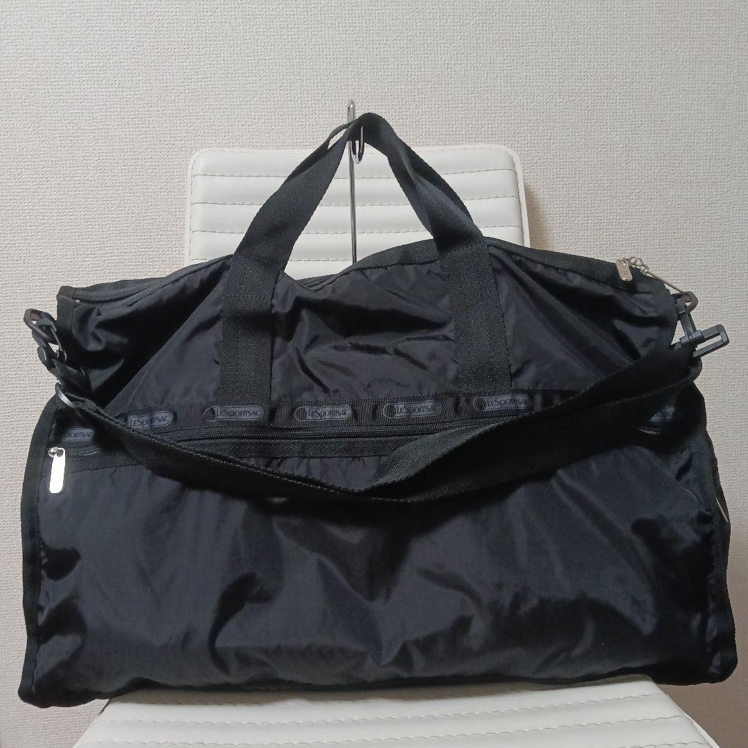 2383　レスポートサック　ボストンバッグ　黒　極美品　大容量