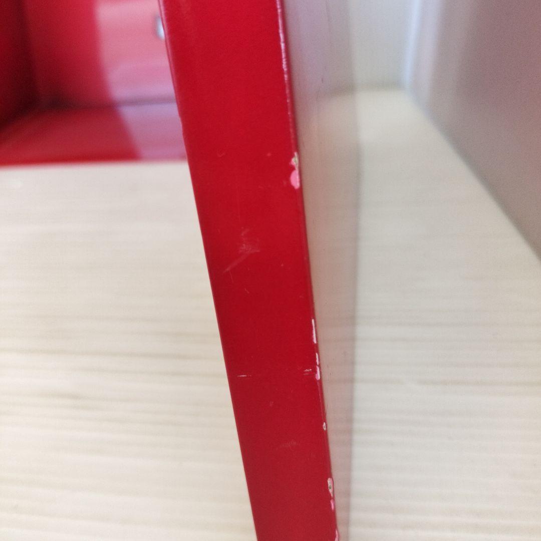 北欧IKEA PS 1995 鍵穴型 掛時計 置時計 収納有赤レッド