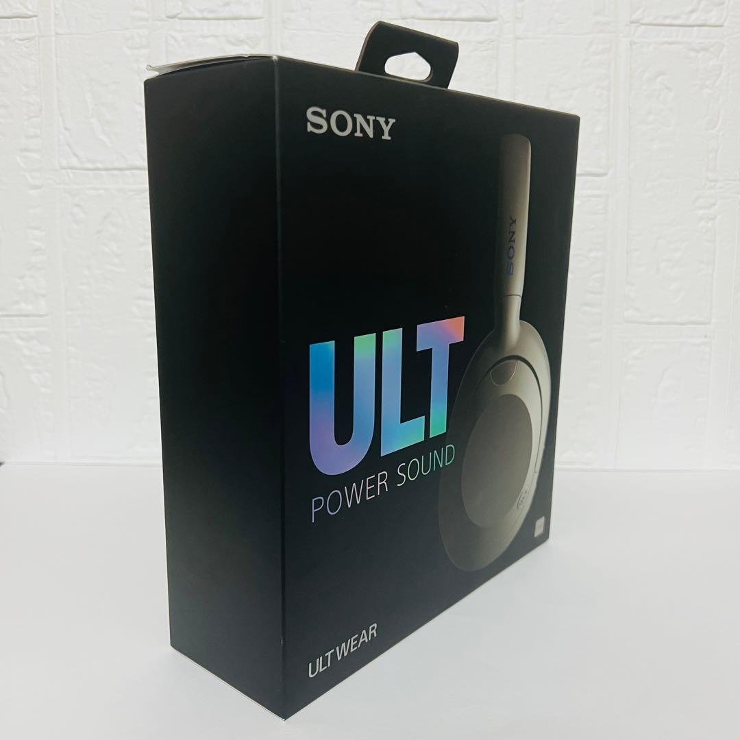 【未使用に近い】SONY WH-ULT900N ワイヤレスヘッドホン ホワイト