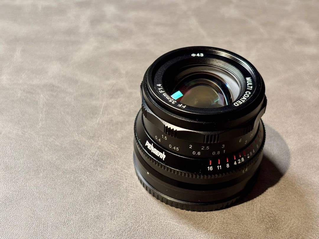 PERGEAR 35mm F1.4フルサイズ MF 単焦点レンズ (Eマウント)