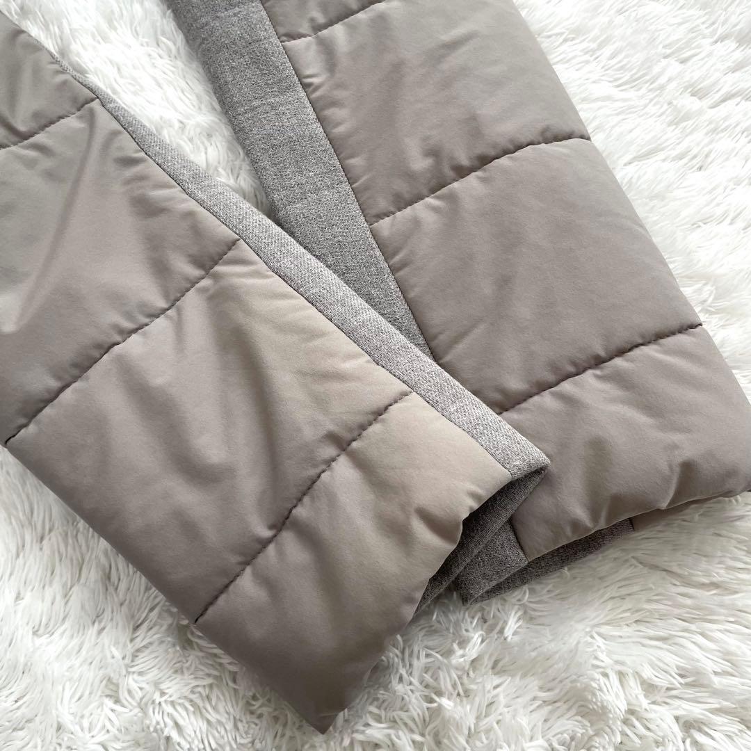 Rene basic✨中綿コート リボン グレージュ 36 Aライン 近年