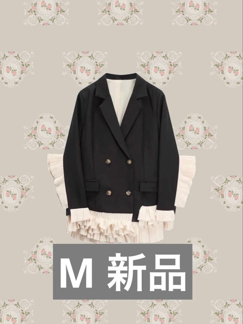 LA POMME PETIT プリンセスレースフリルジャケット M
