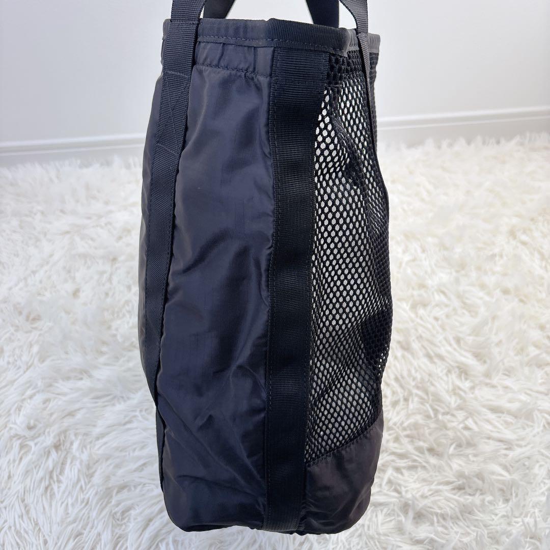 未使用級✨ブリーフィング メッシュトート 黒 ナイロン 大容量 肩掛け通勤