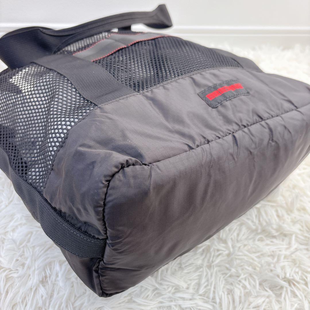 未使用級✨ブリーフィング メッシュトート 黒 ナイロン 大容量 肩掛け通勤