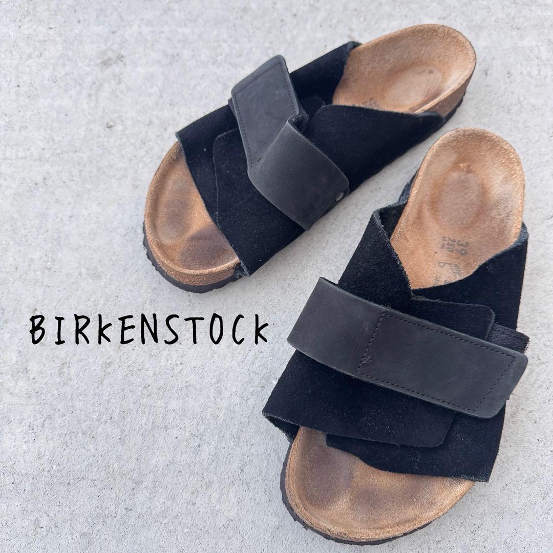 BIRKENSTOCK サンダル kyoto ブラックスウェード ビルケン