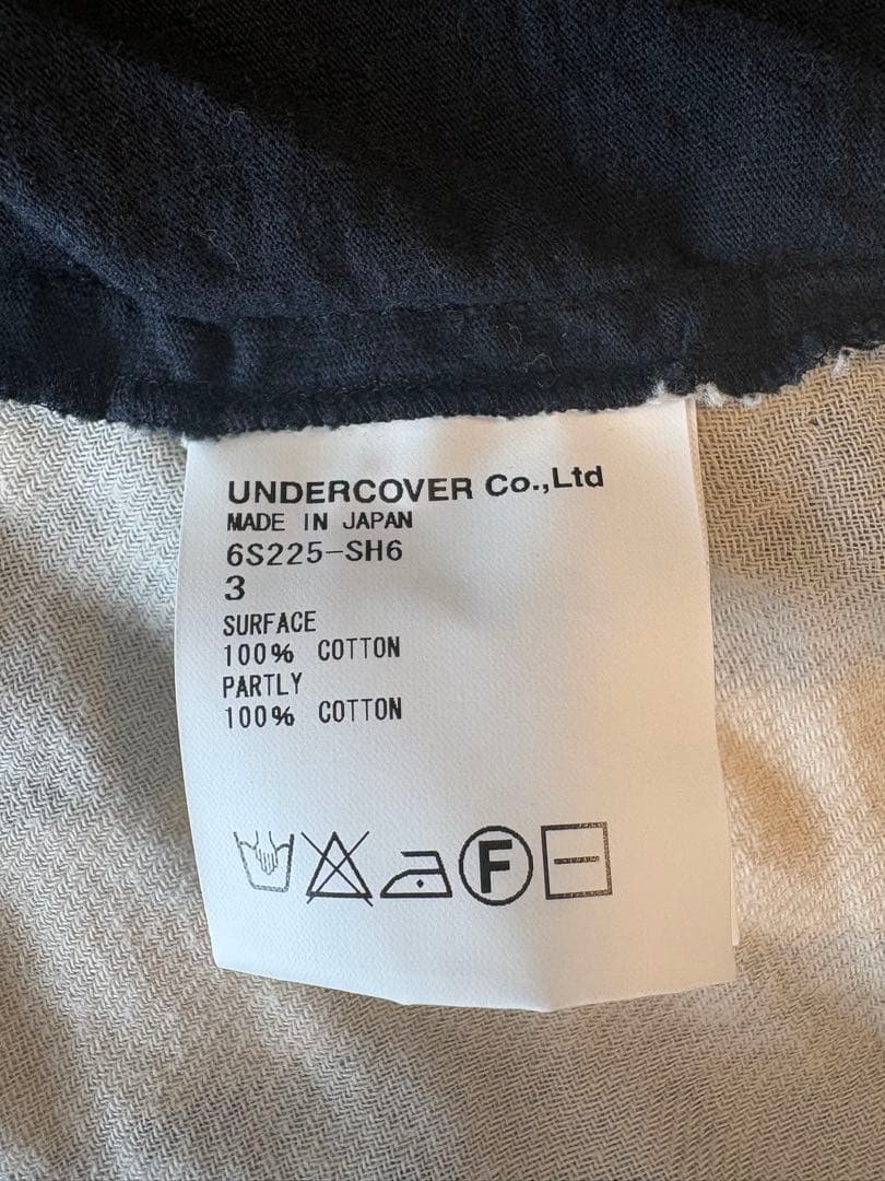 美品 UNDERCOVER アンダーカバー　ブロックチェックネルシャツ T期