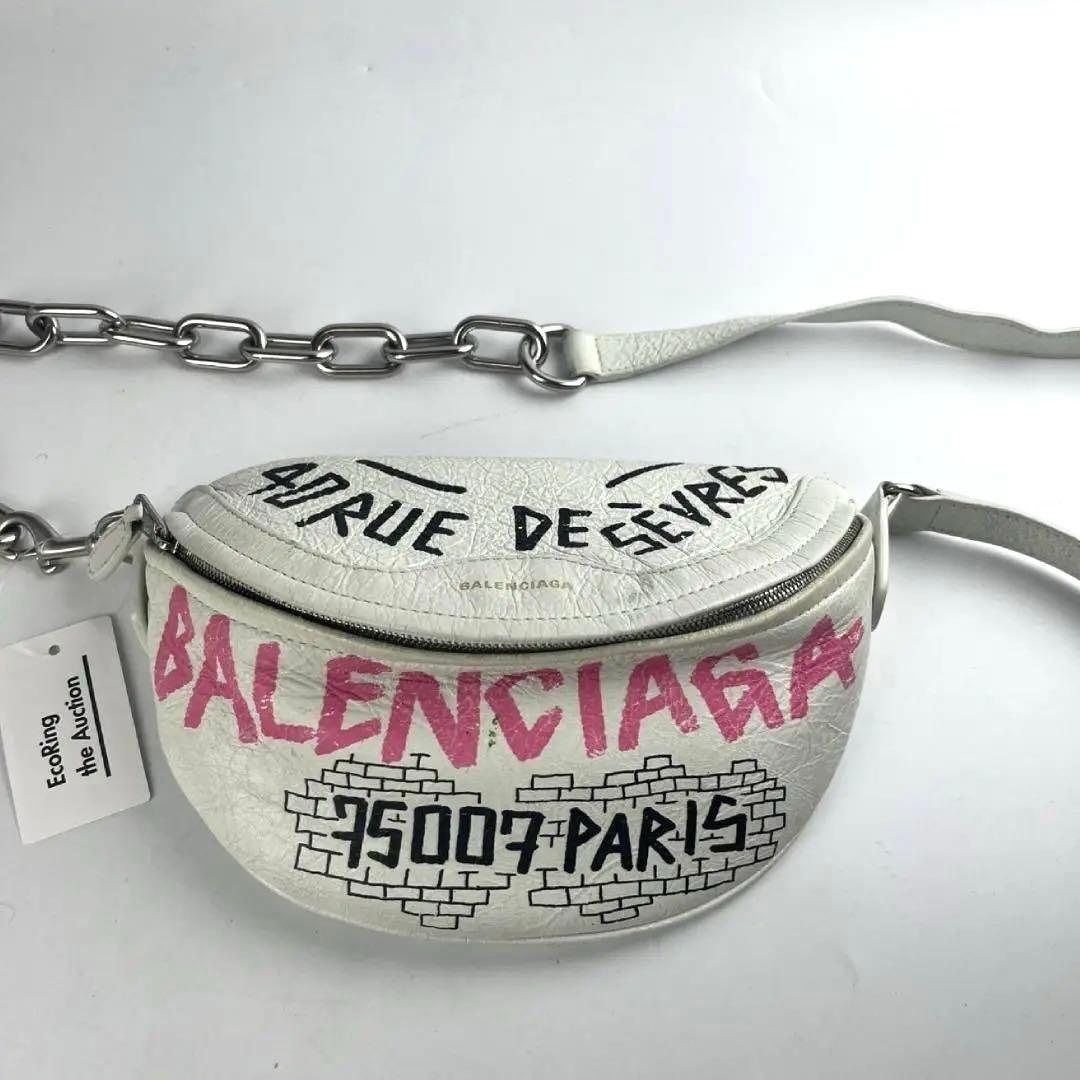 BALENCIAGA バレンシアガ ボディバッグ ウエストポーチ チェーン