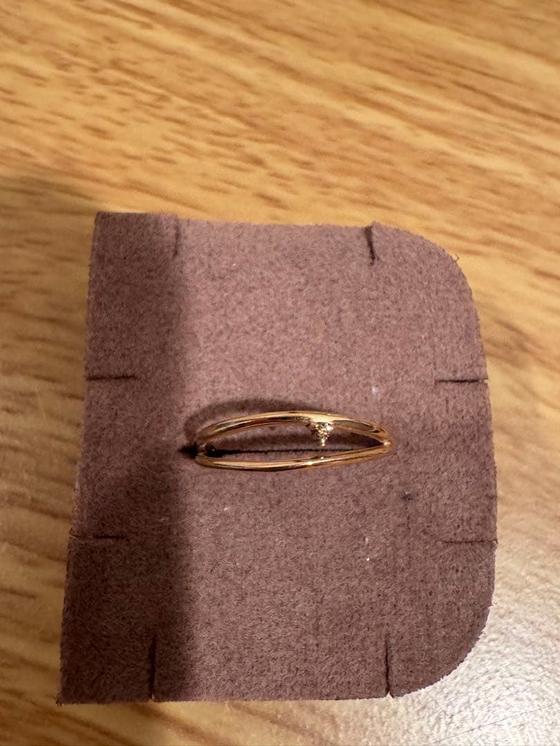 ete K10YG リング ブラウンダイヤ イエロー 11号