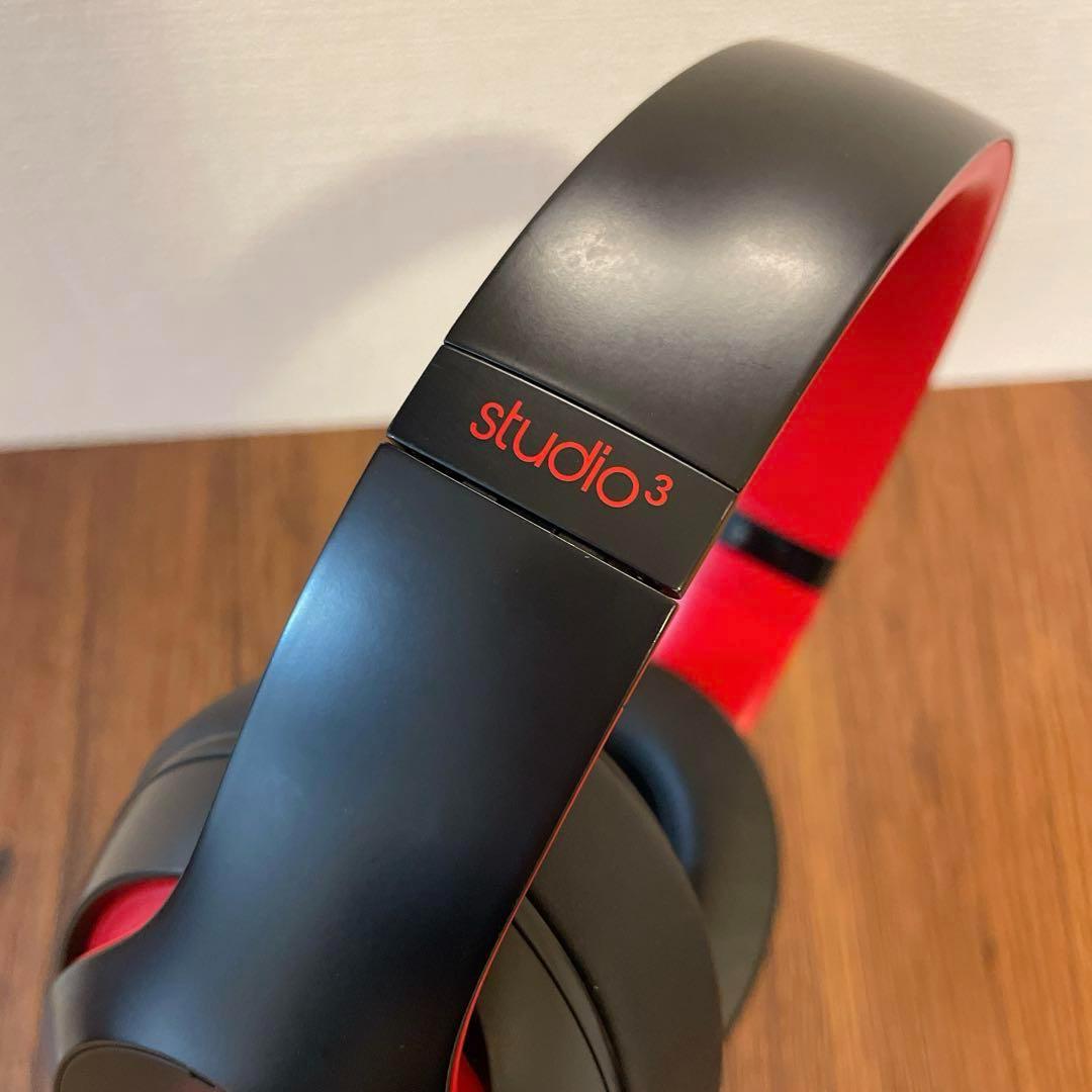 動作良好⭐️ BEATS STUDIO3 WIRELESS ブラックレッド