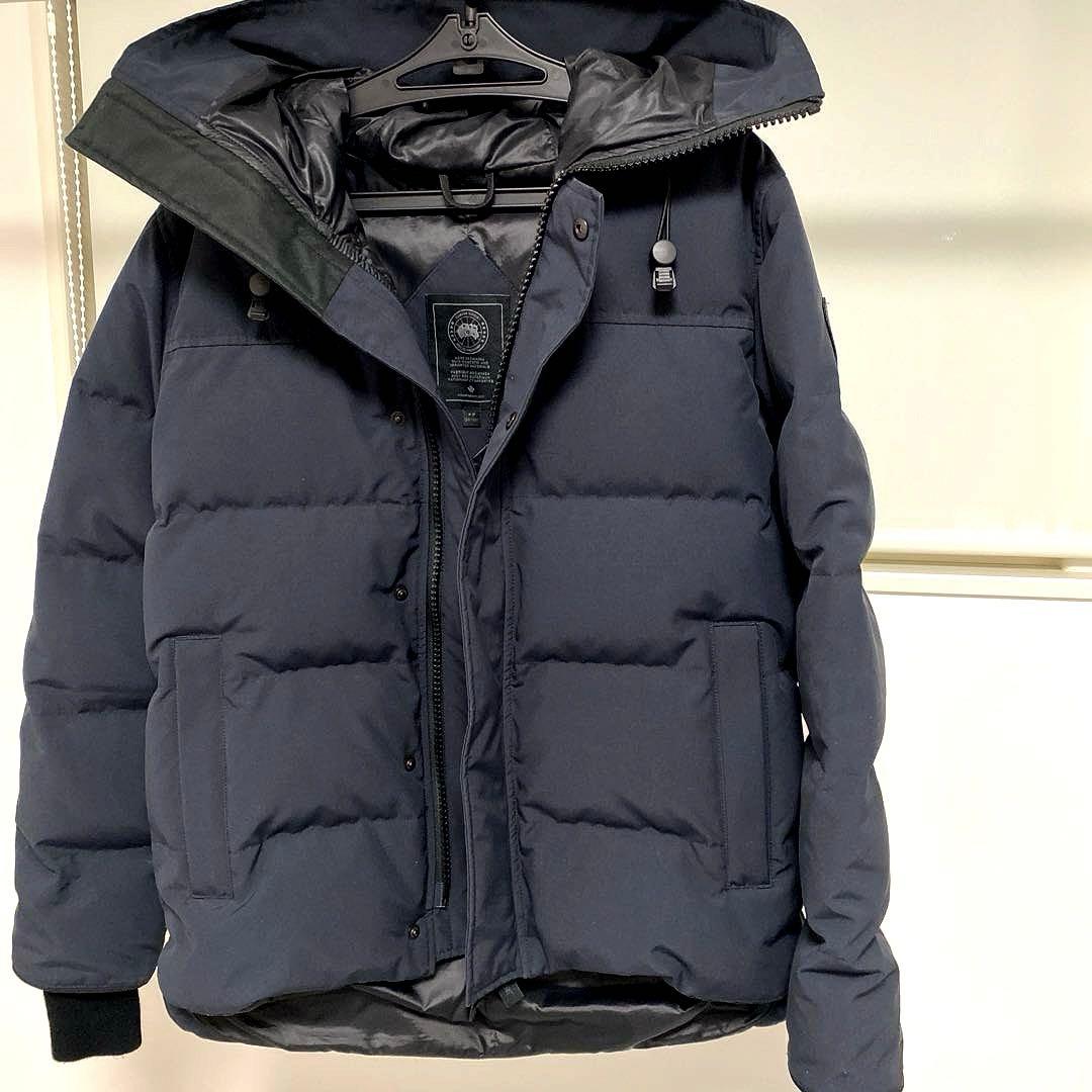 【美品】カナダグース　マクミランパーカー　ブラックレーベル　ネイビー　M