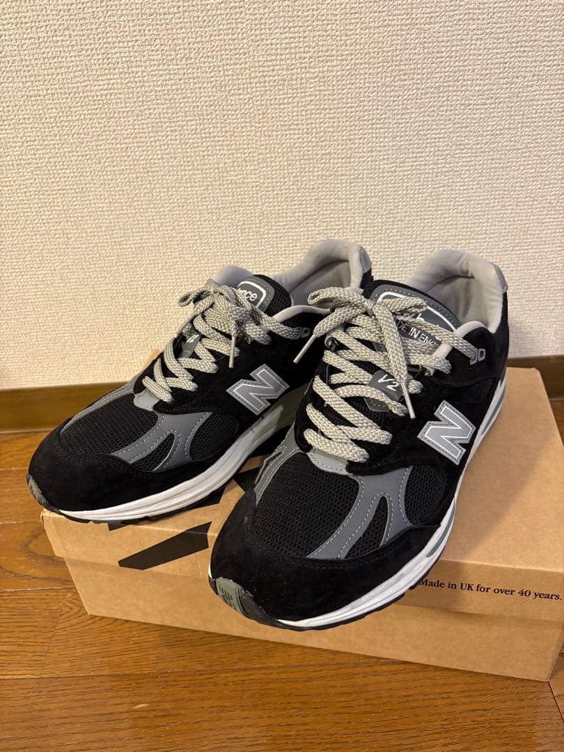 靴 New Balance U991 V2 BK2 made in UK 28cm