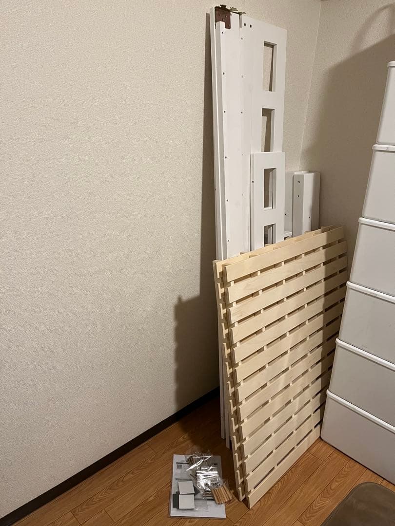 ホワイト ロフトベッド シングル・ショート