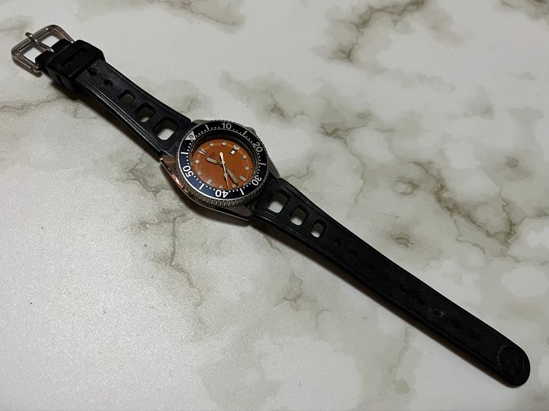 割と綺麗な稼働品☺︎SEIKO DIVER150m /セイコーオレンジダイバー