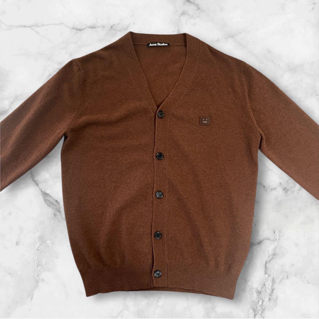 美品 Acne Studios ウールカーディガン ブラウン 最終価格