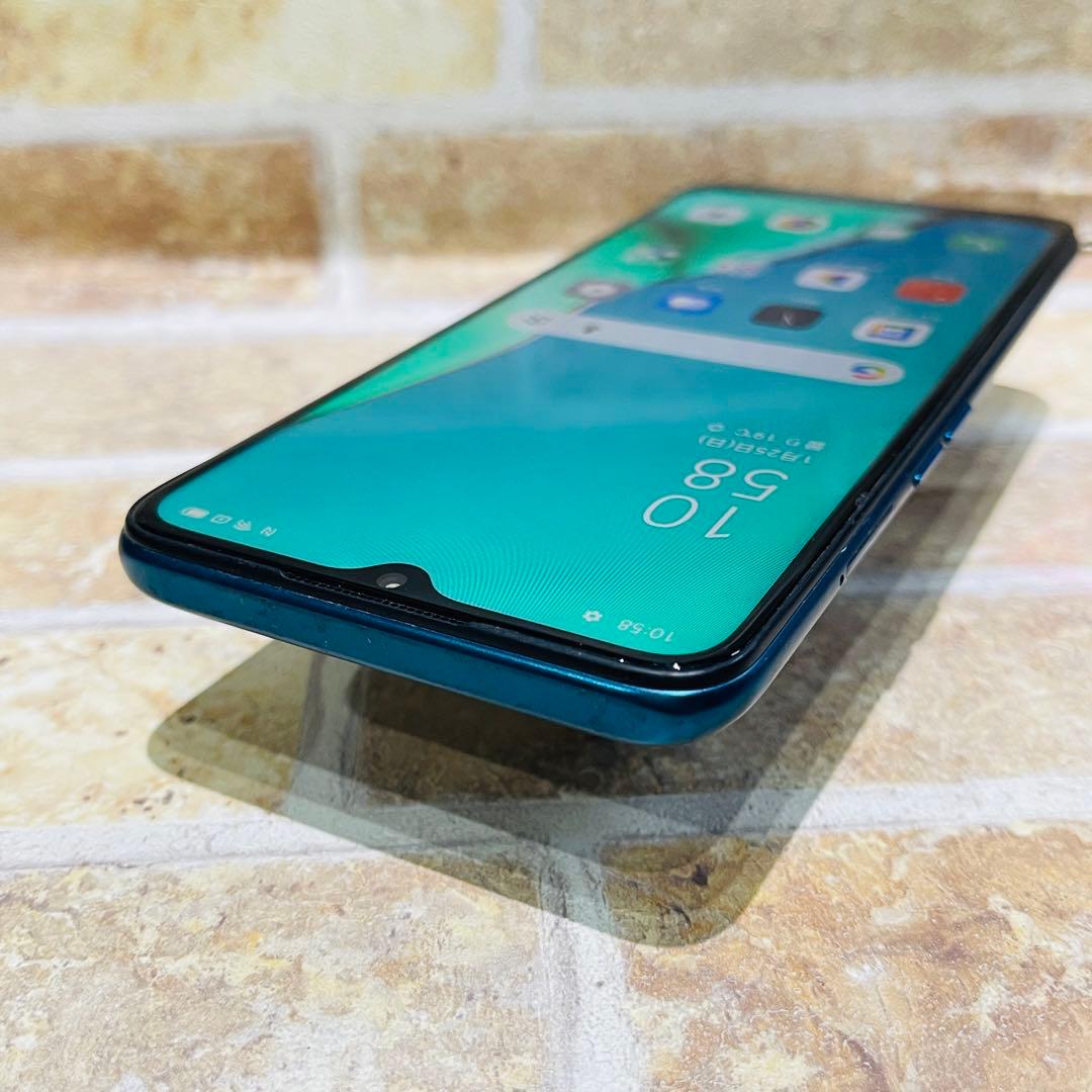 SIMフリー OPPO A5 2020 64GB ブルー 電池良好