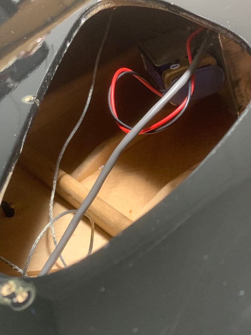 T*i様 【傷あり】K. Yairi エレアコ 型番不明 サウンドホール無し　黒