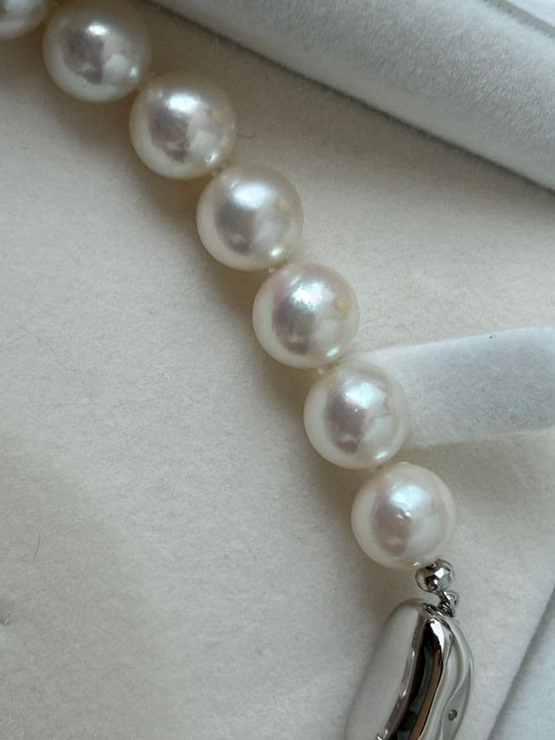 真珠　ネックレス　イヤリング　指輪　pt900 k14wg シルバーダイヤモンド