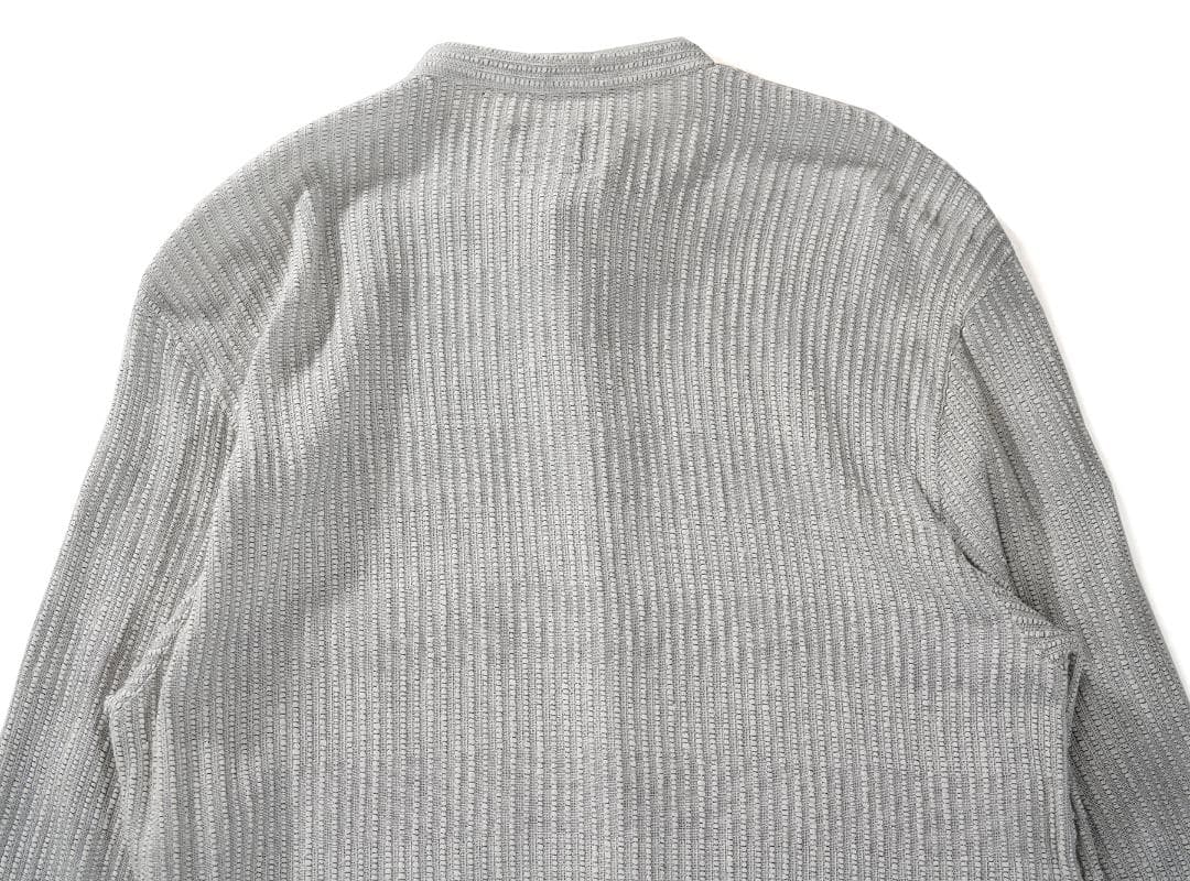 イタリア製 90s ARMANI JEANS スタンドカラー シャツ M