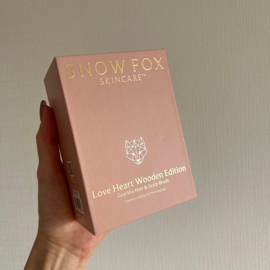 値下げ中【新品未開封】プレミアムFOX カッサ ウッド ミニハート ヘアブラシ