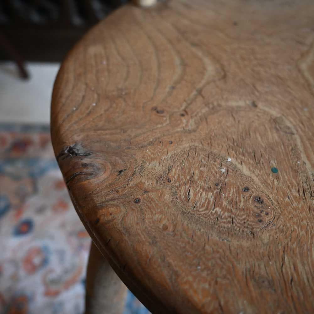 L3705-1-2 英国アンティーク アイベックスチェア キッチンチェア 剝離