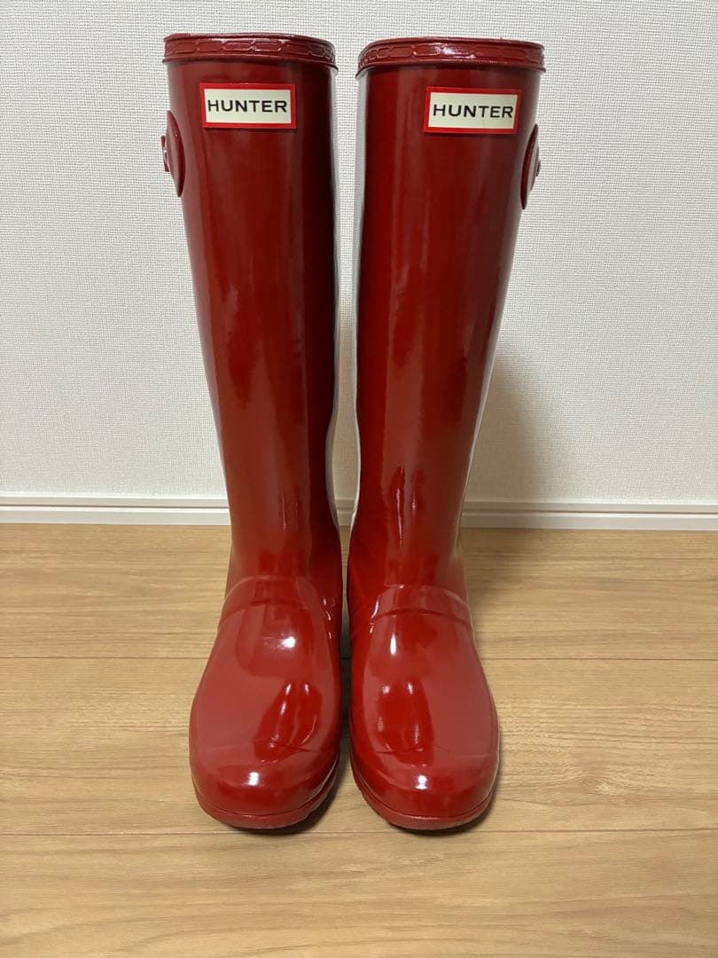 Hunter ハンター　長靴　レッド　赤　UK4