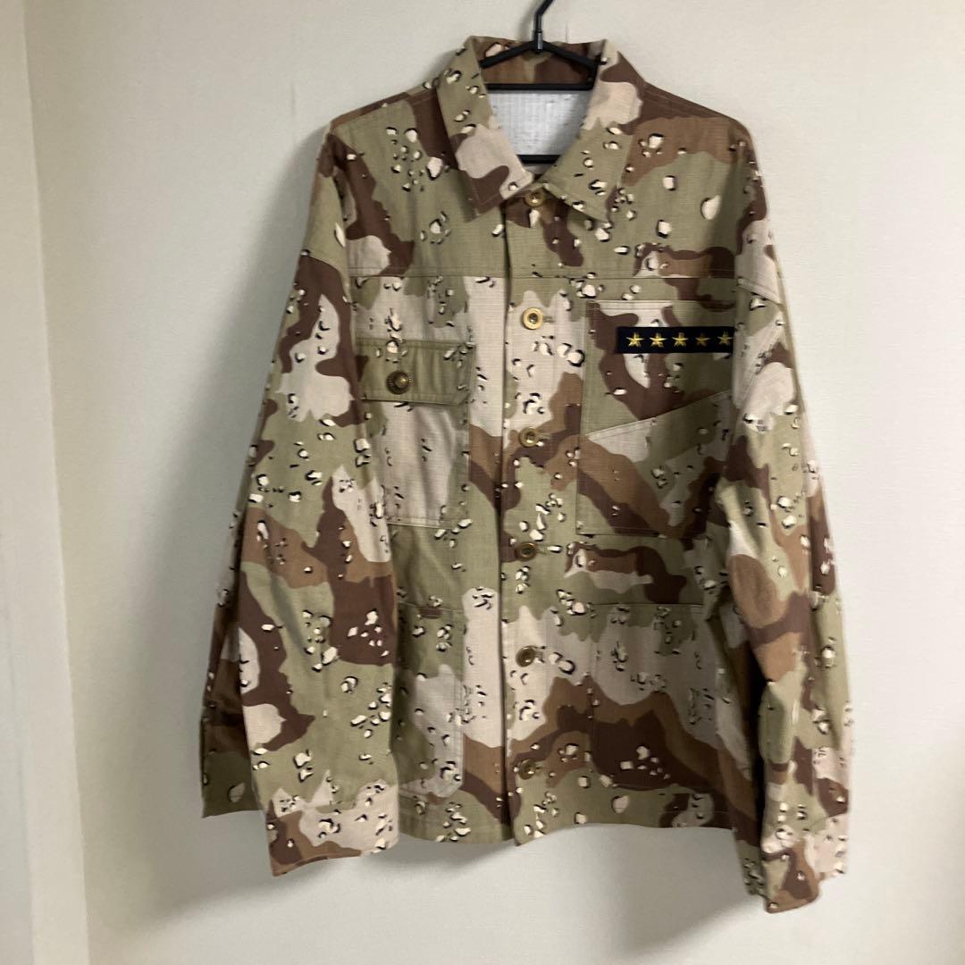 新品ニコアンド[人気スタッフプロデュース企画]ワッペンシャツジャケット