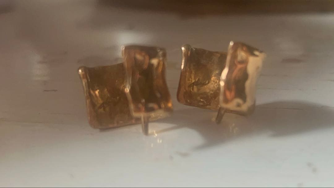 pluie プリュイ　パスドス ヘアピアス　ゴールド