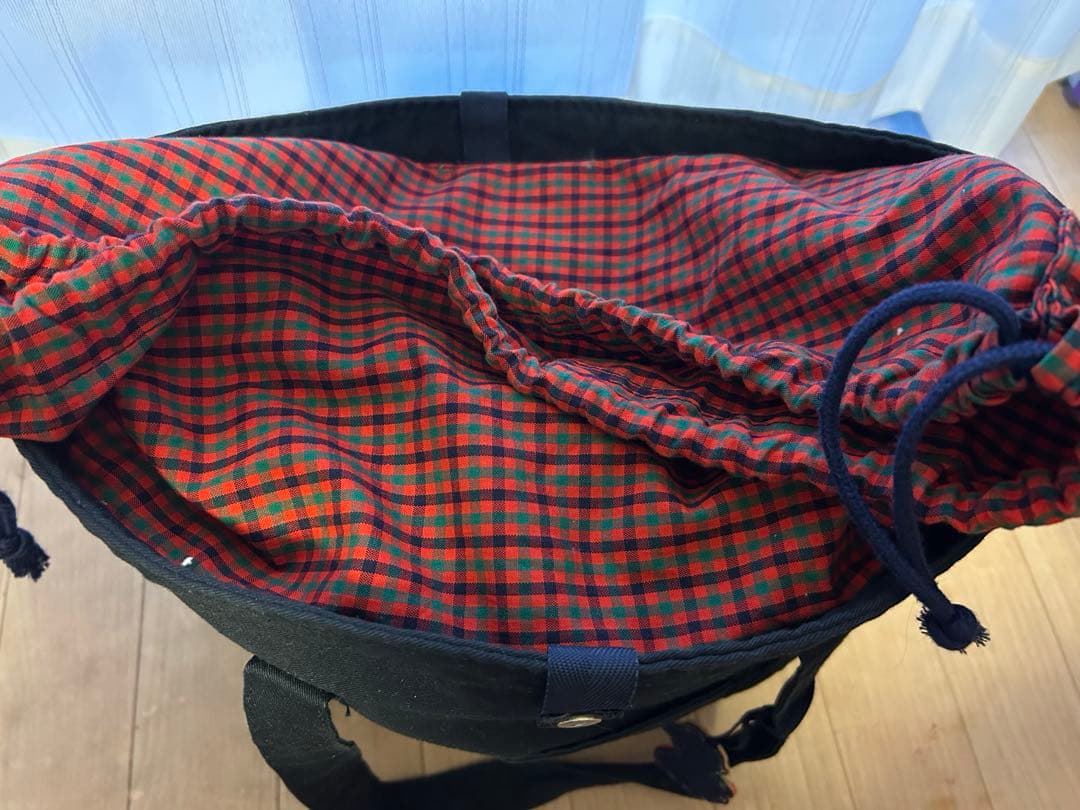 ファミリア familiar マザーズバック 赤チェック インナーバック付