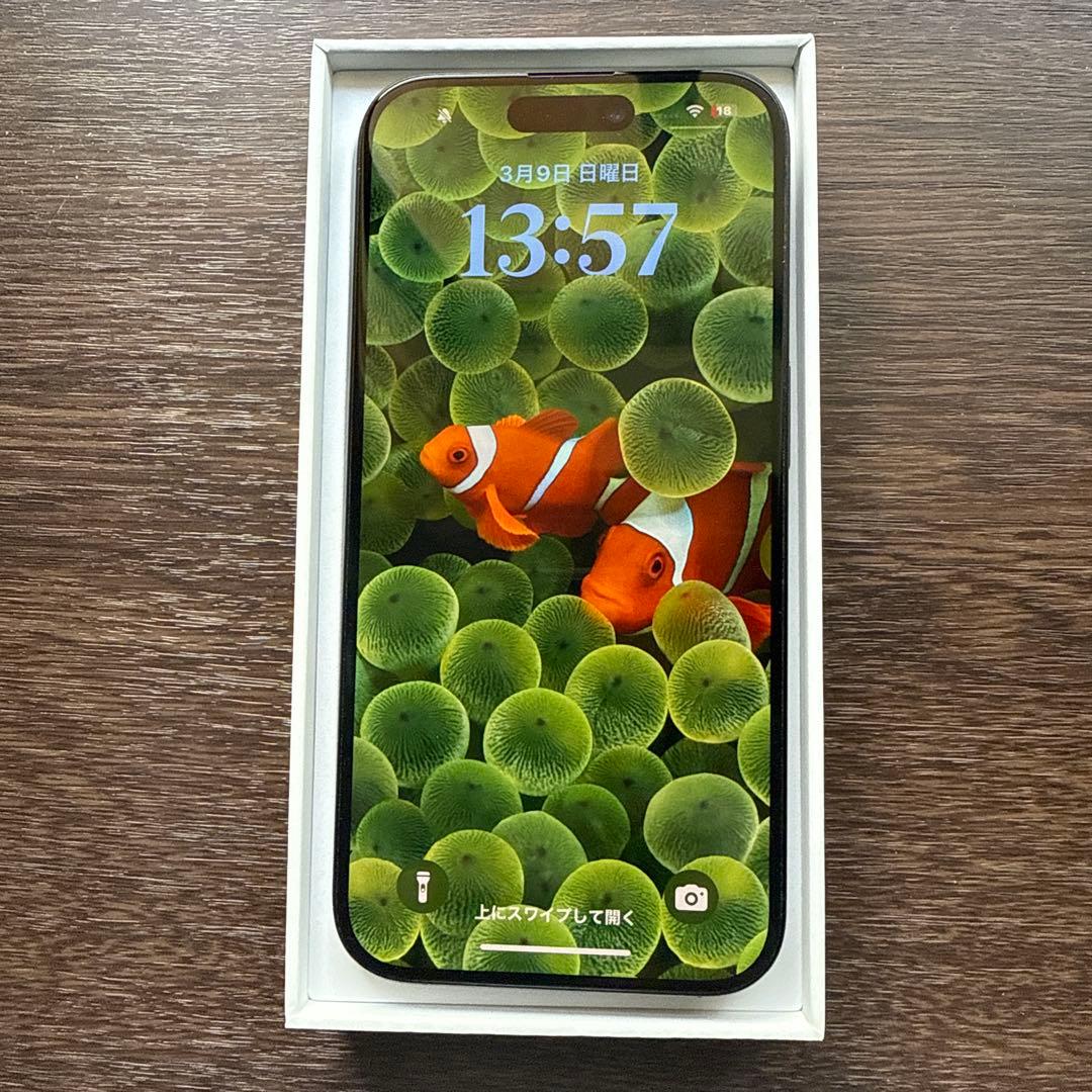 Apple iPhone 15 Pro 128GB ブラックチタニウム 本体