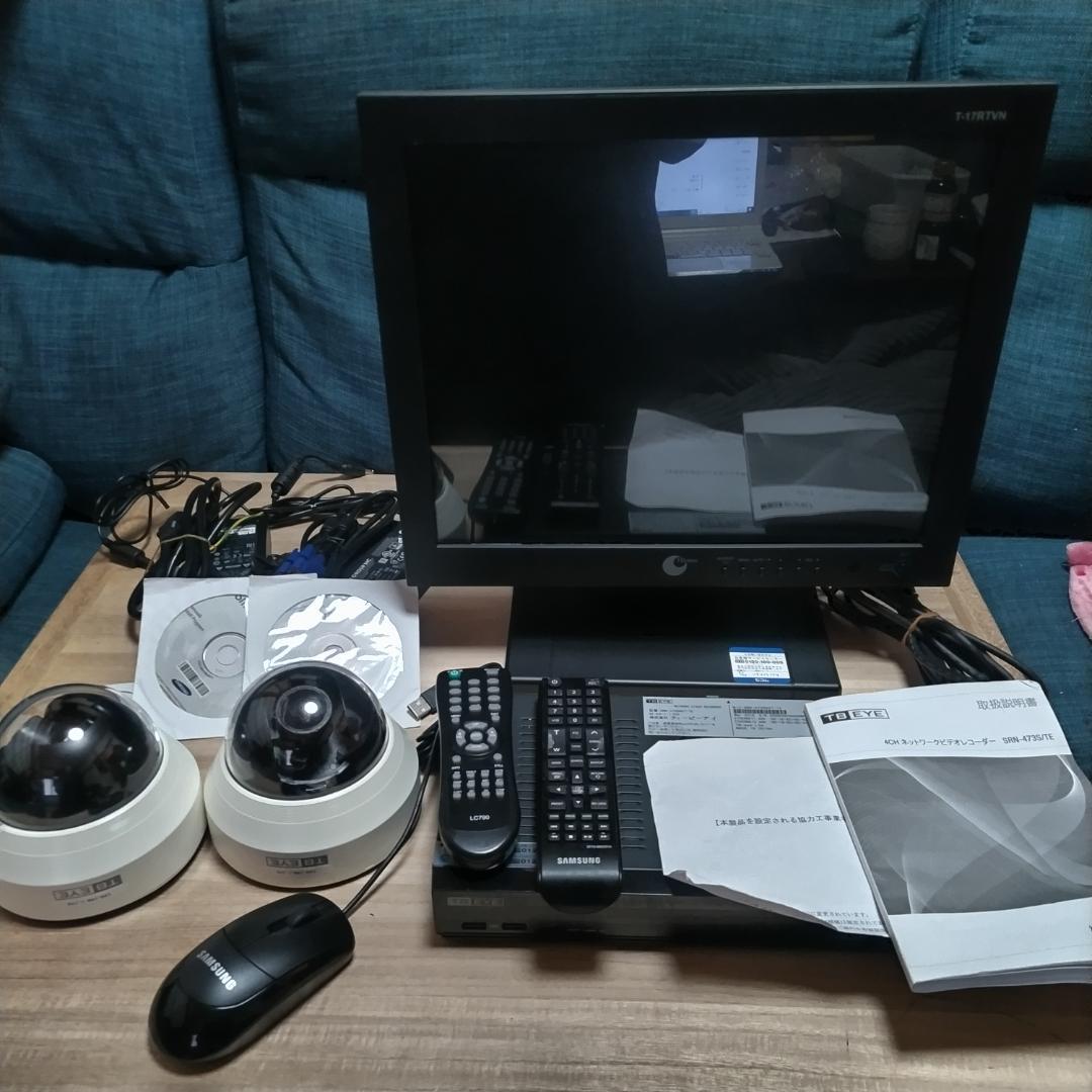 TB　EYE 防犯カメラ　一式セット　まとめて　ビデオレコーダー