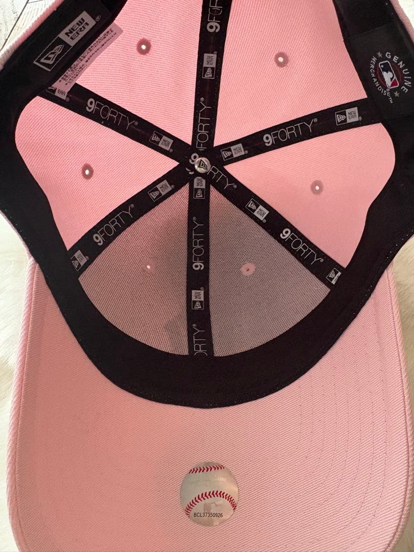 NEWERA 9FORTY Rhinestone ラインストーン ピンク