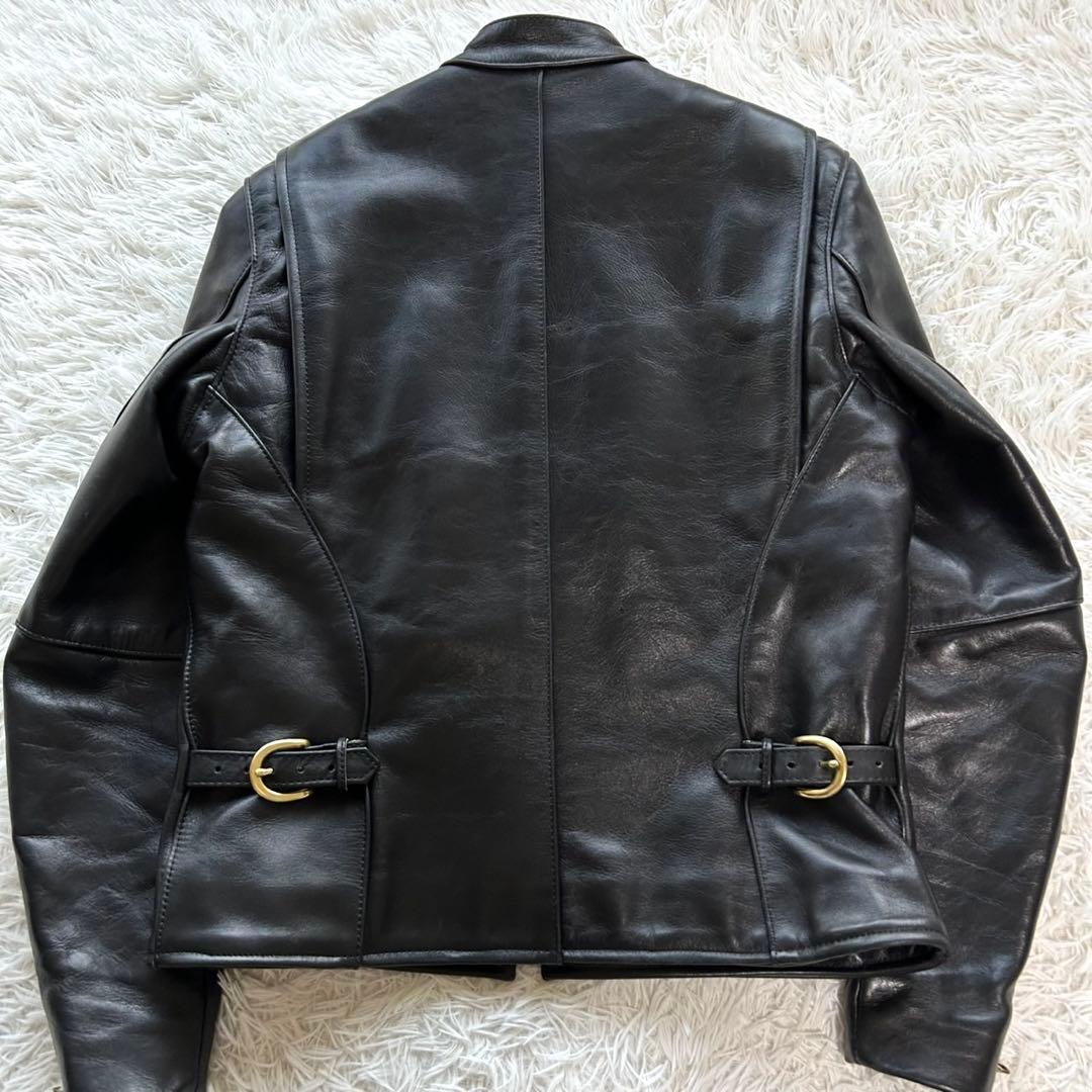 希少Lサイズ！VANSON バンソン　シングル　ライダースジャケット　L