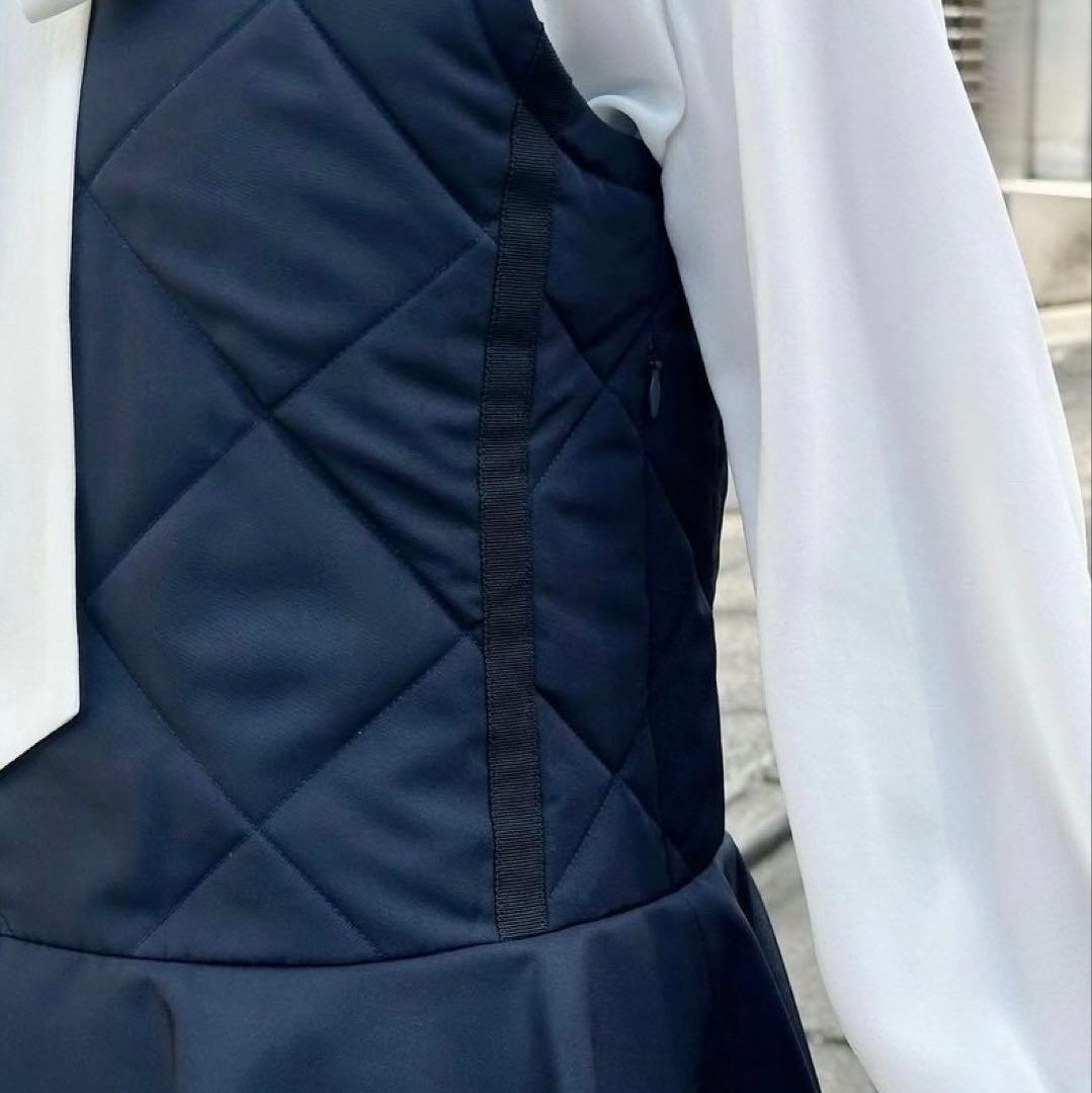 エムプルミエ キルティングぺプラムダウン黒36(クリーニング済)