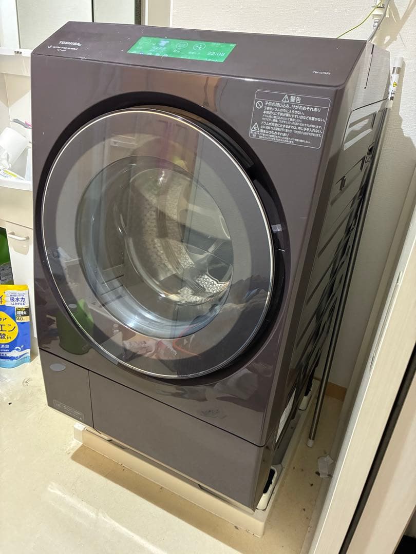 東芝 TW-127XP3L(T) ZABOON ドラム式洗濯乾燥機左開き