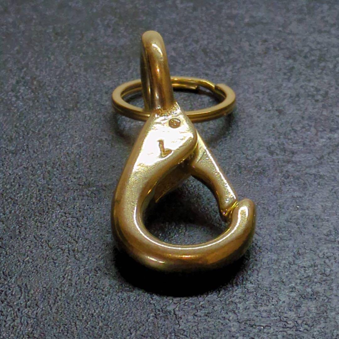 tettetetsuo様専真鍮　スナップフックA-BIG　キーリング　× 12