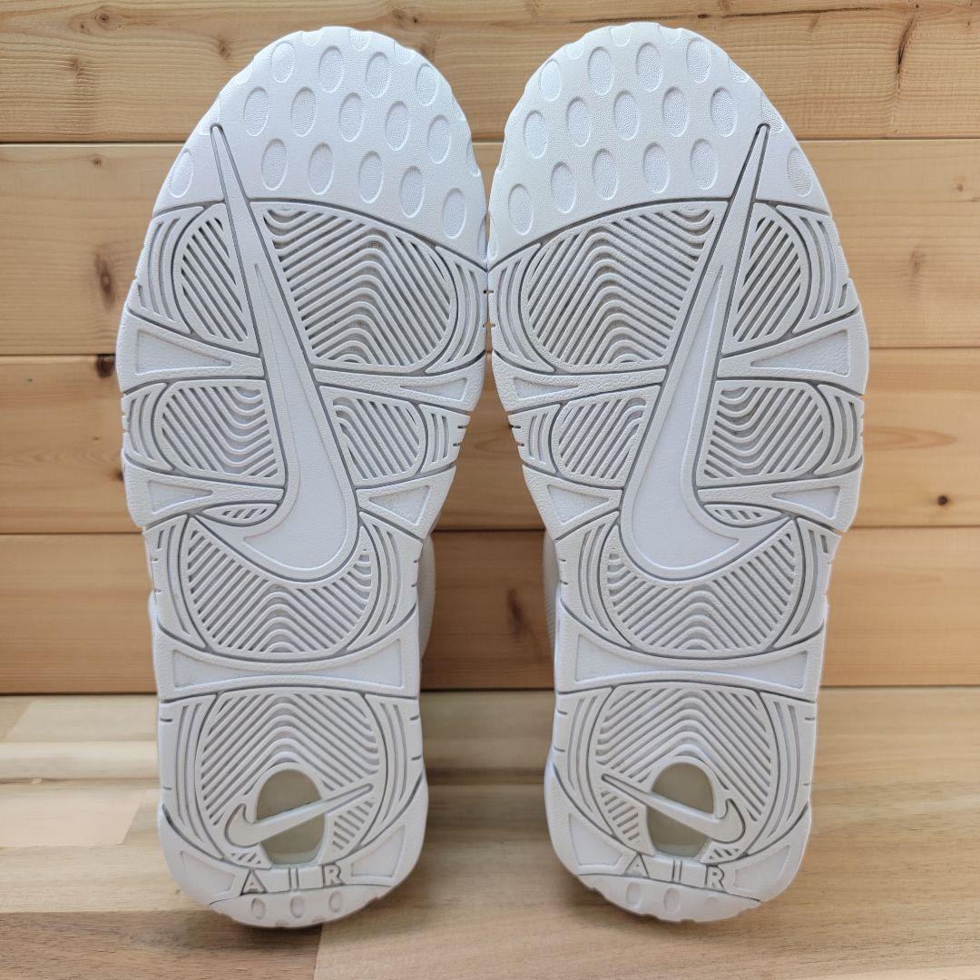 ナイキ エアモアアップテンポ ロー \"トリプルホワイト\" 29cm