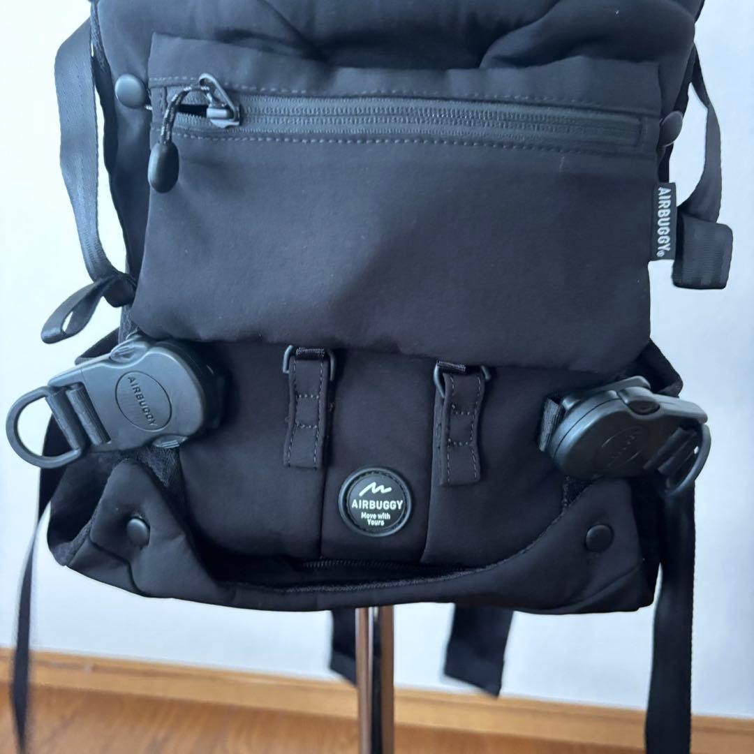 ＊美品＊AIRBUGGY エアバギー 抱っこ紐 ベビーキャリア ブラック