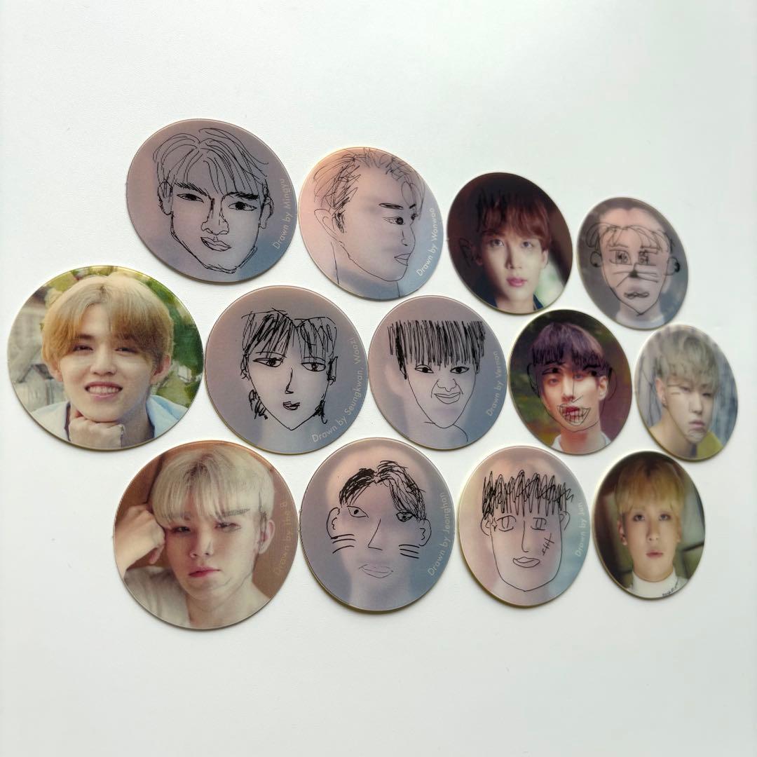 seventeen dicon IDEAL CUT トレカ　ステッカー　コンプ