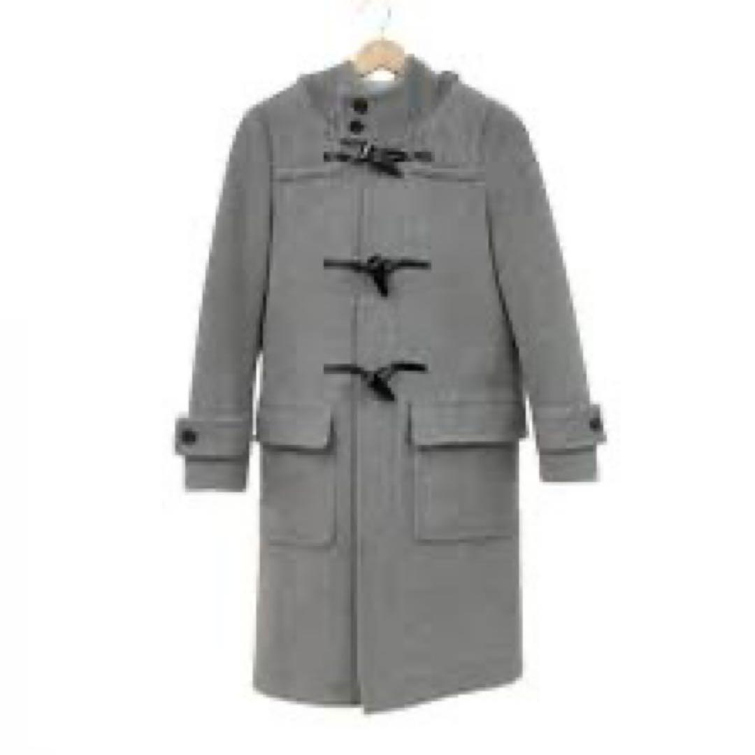 HYKE ハイク　グレー ダッフルコート フード付　サイズ1 green