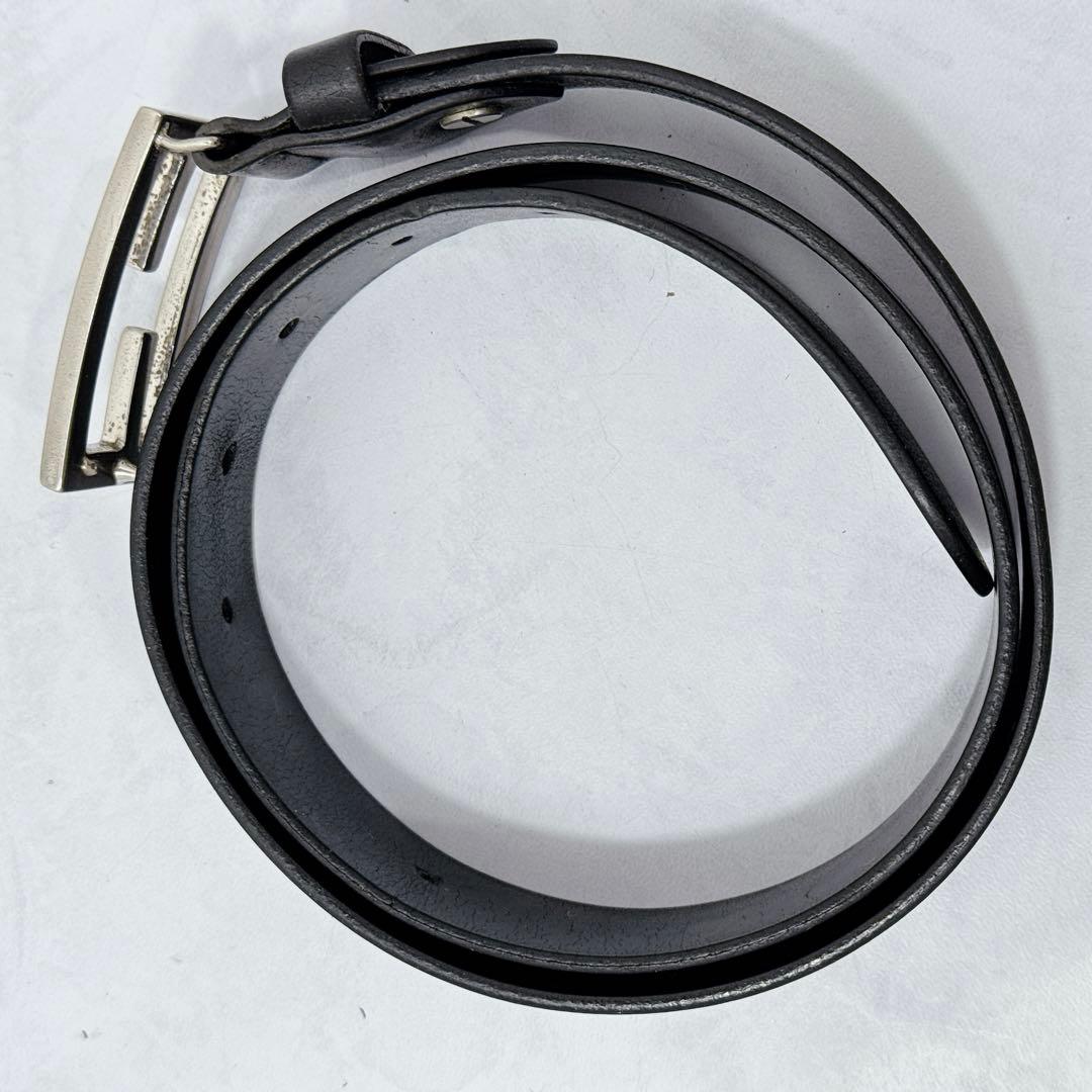 FENDI フェンディ ズッカ デカロゴ シルバーバックル ベルト イタリア製