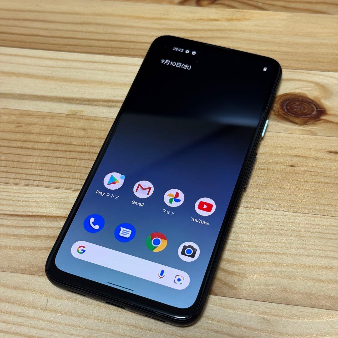 7755a 美品　Google Pixel 4a ブラック