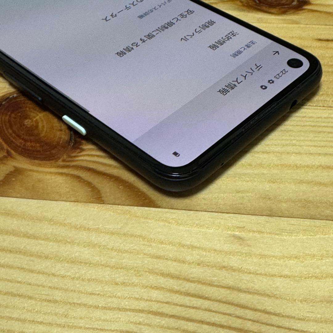 7755a 美品　Google Pixel 4a ブラック