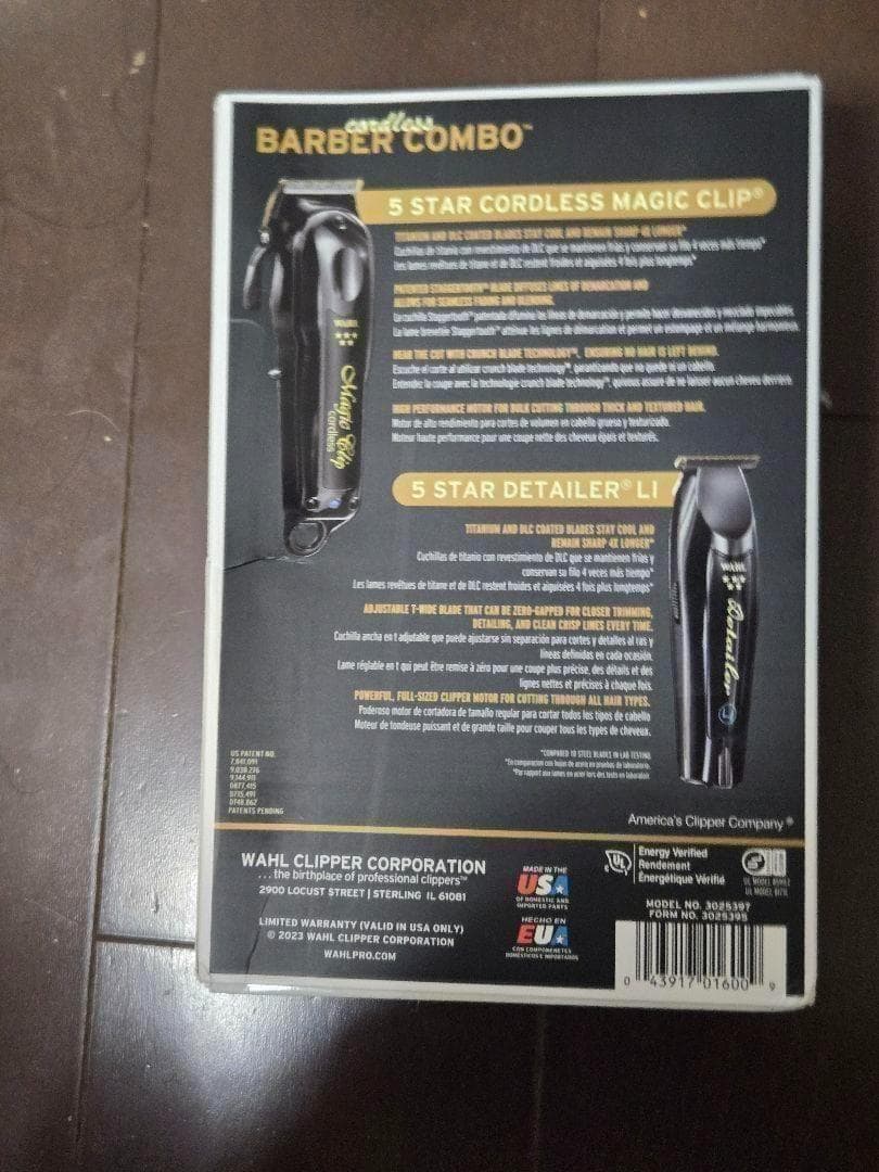 WAHL MagicClip&Detailerバリカンブラック@72x@p86