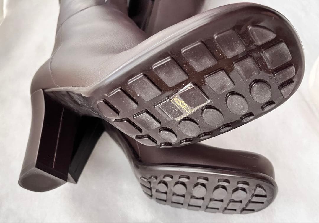 Bottega Veneta ロングブーツ ダークブラウン size:38.5