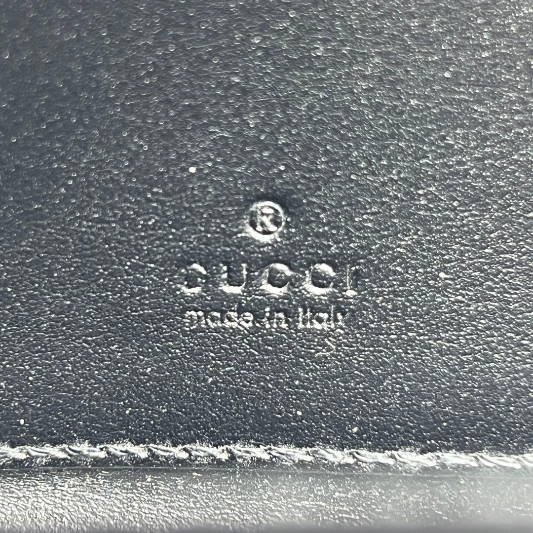 ✨極美品✨GUCCI グッチ　GGエンボス　L字ファスナー財布　＆カード