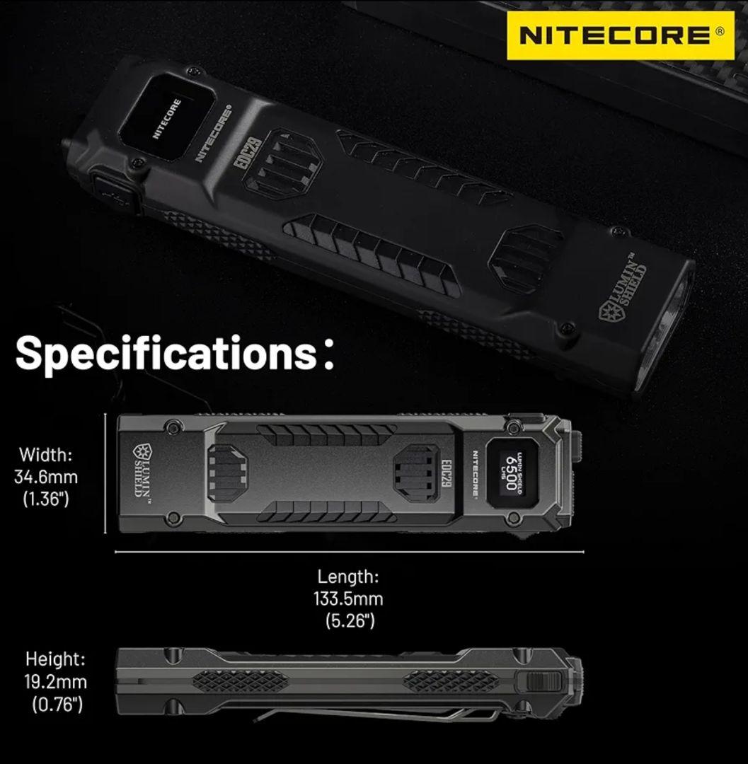 NITECORE ナイトコア EDC29 フラットライト タクティカルライト