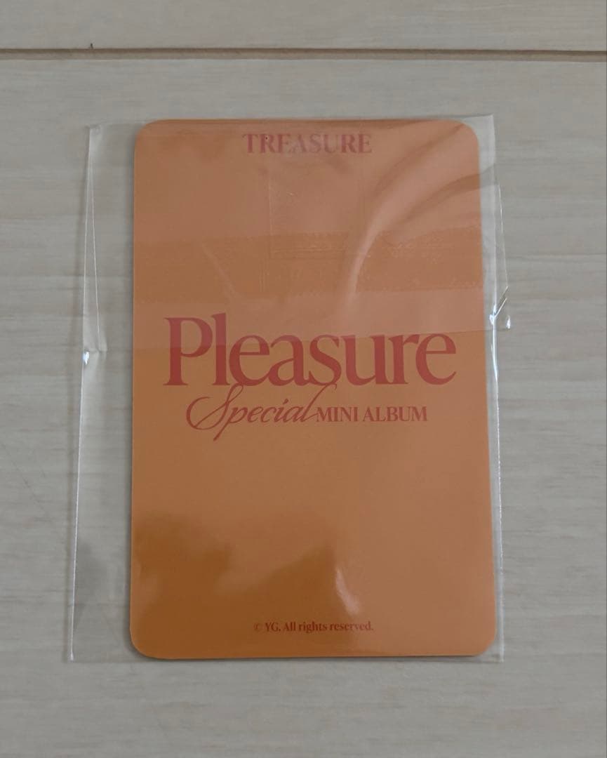 treasure ジョンウ pleasure MD特典 トレカ ラキドロ
