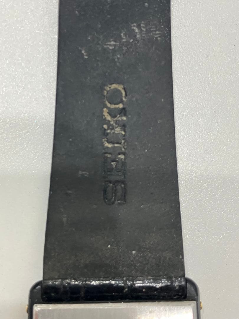 オメガ デヴィル スクエア 1450 クォーツ 稼動品　ベルト社外品